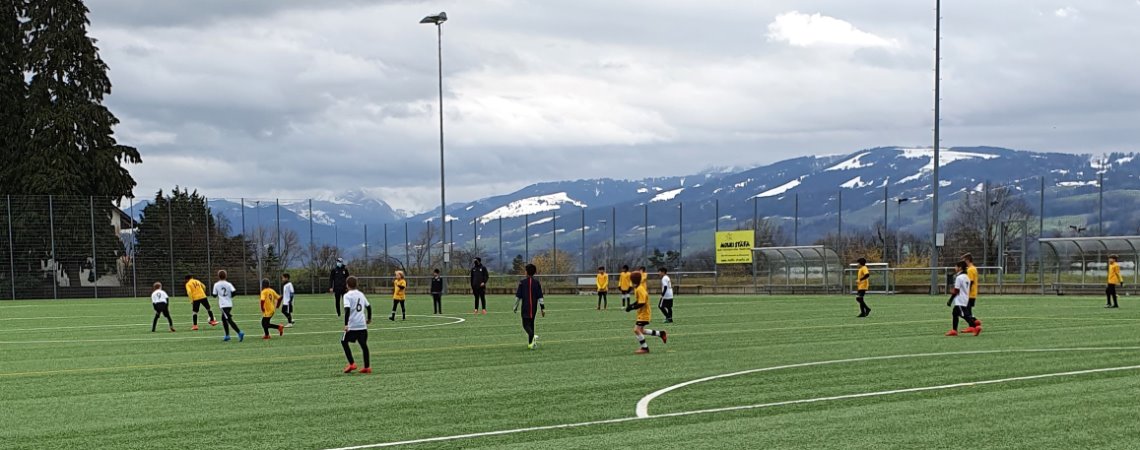 FC Stäfa Eb unterliegt in einem torreichen Spiel Meilen Ea mit 12:13.