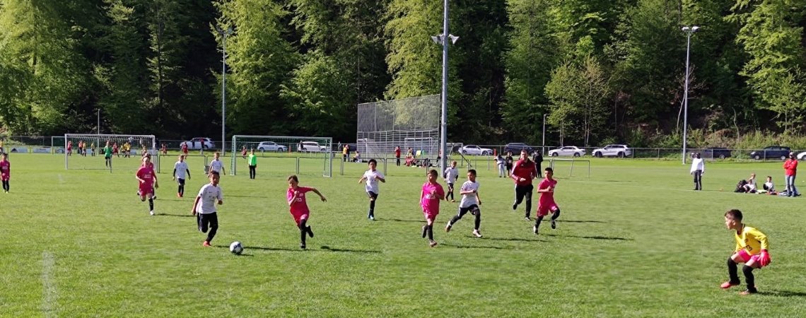 FC Stäfa Eb siegen deutlich mit 7:14 im Testspiel gegen FR Soccer Eb